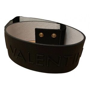 Valentino Black Embossed Women's Belt